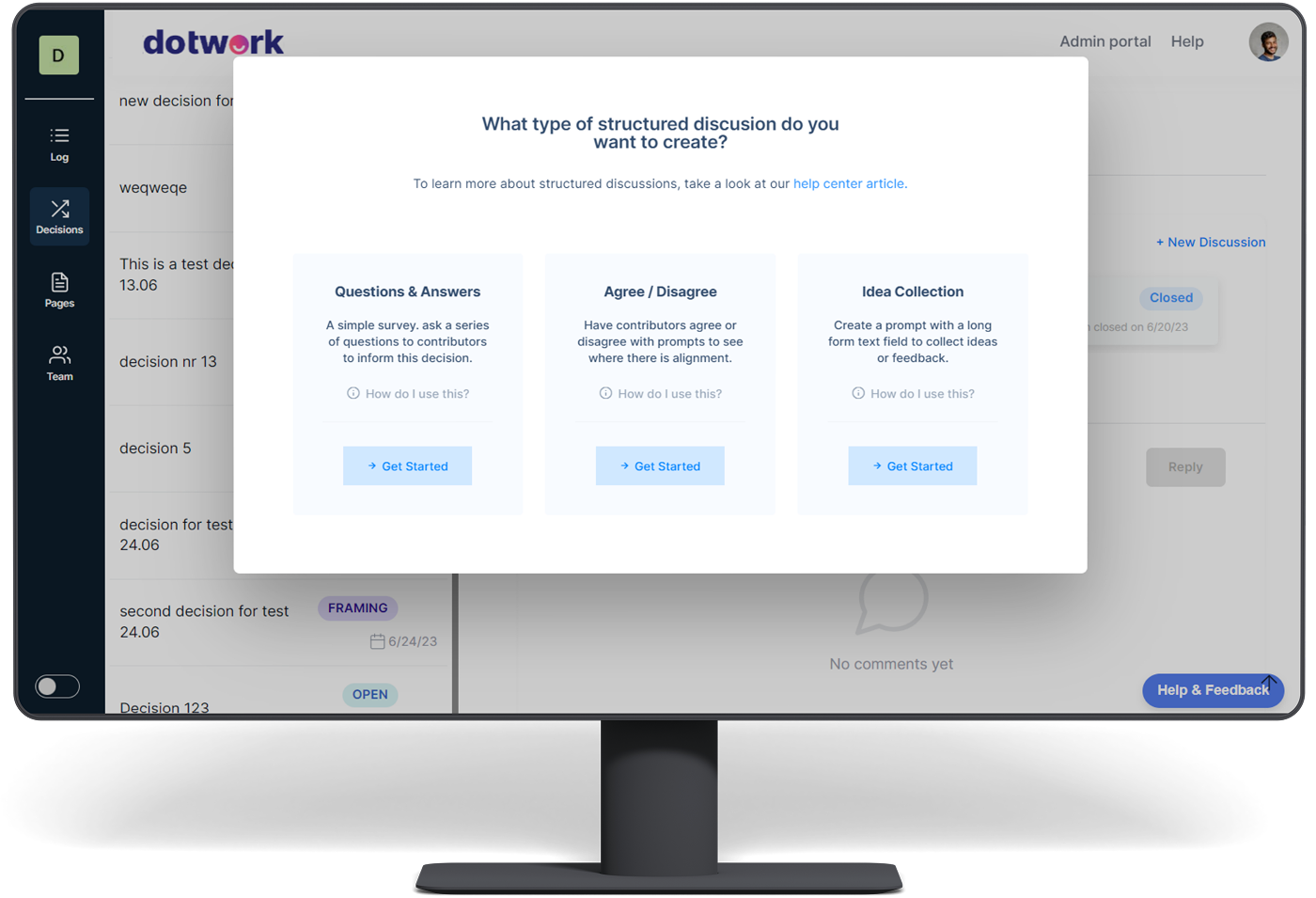 DecisionBoard business intelligence platform — analytics dashboard built by Zerocode