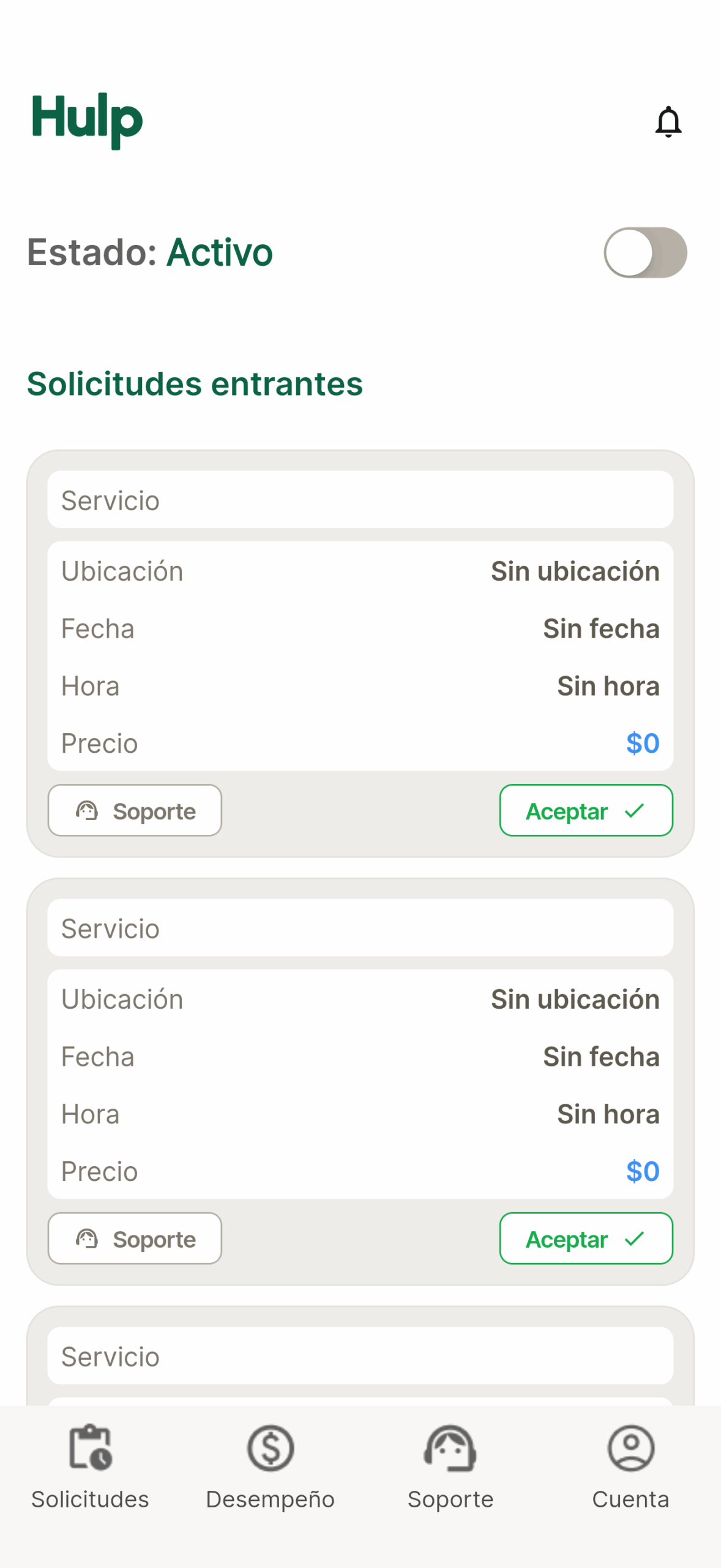 solicitudes